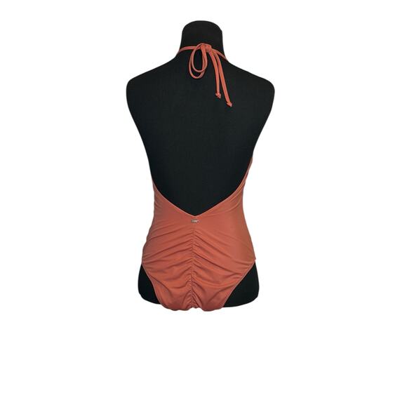 Victoria's Secret Pink Criss Cross Front Swim One Piece Bathing Suit size M - Picture 13 of 15